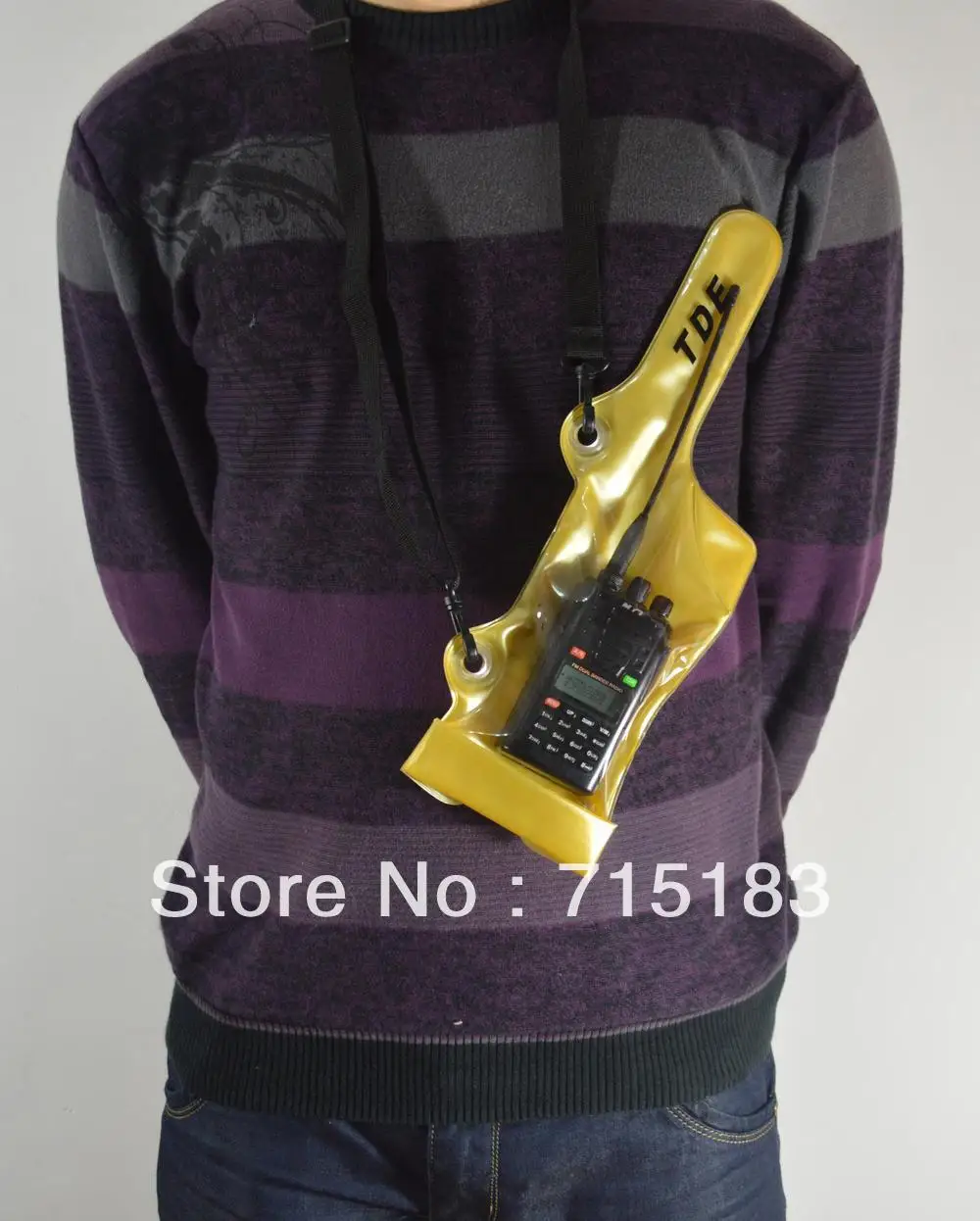 Чехол для портативной рации водонепроницаемый чехол с ремешком Motorola Kenwood Icom Yaesu