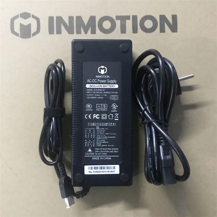 Оригинальное зарядное устройство для INMOTION V5/V5F самобалансирующийся самокат Одноколесный Электрический скейтборд 84 в Li-on зарядное устройство источник питания - Цвет: V5F Charger