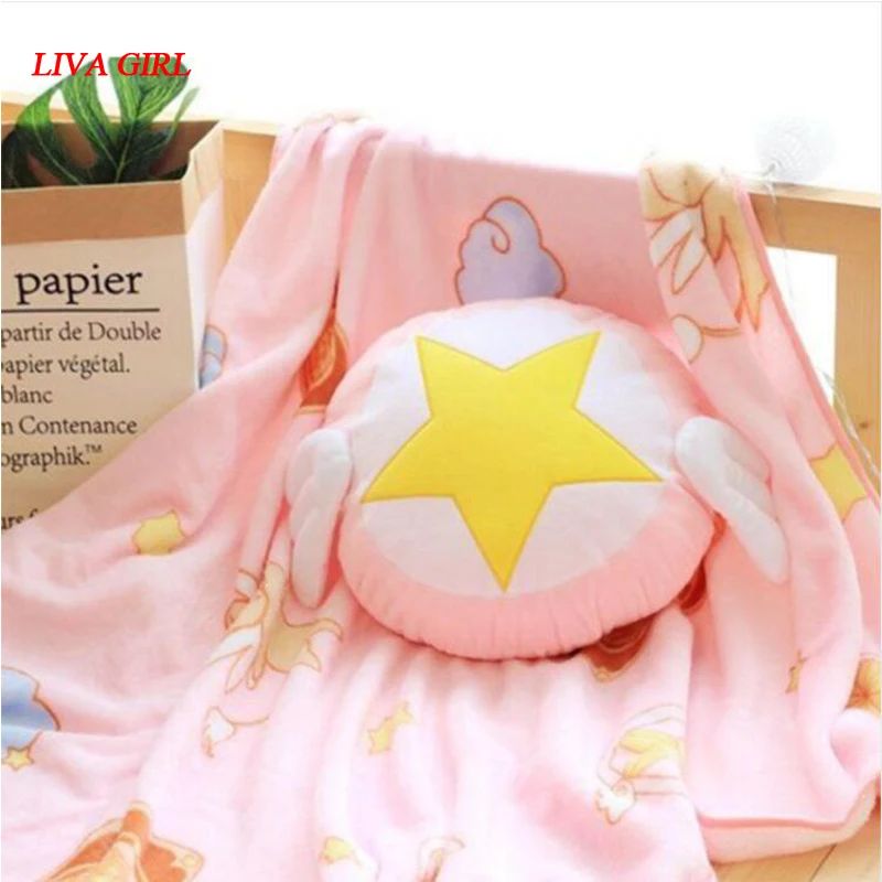 Аниме карточка captor cardcaptor KINOMOTO sakura Кондиционер Одеяло Подушка костюм косплей