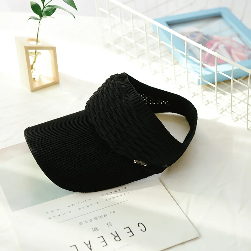 Модные козырек Кепки s Лето Кепки полые Повседневное тени Hat Пустой Top Hat пляжные женские Кепки Отдых Солнце Шапки