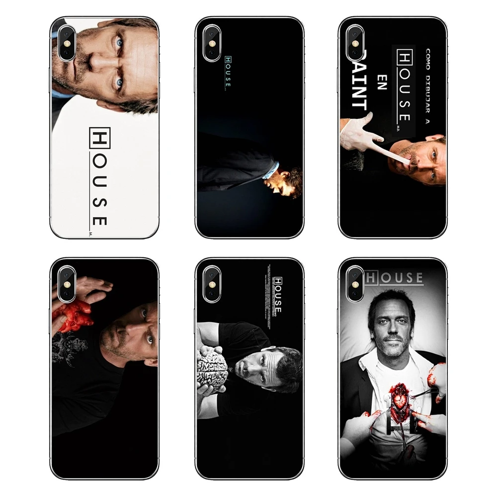 Silicone Shell Case For iPod Touch iPhone 4 4S 5 5S 5C SE 6 6S 7 8 X XR XS Plus MAX doctor house M.D and heisenberg breaking bad |