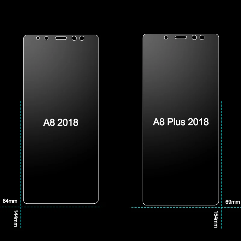 Закаленное стекло для Samsung Galaxy A8 Plus 2018 защита экрана 9H Защитное стекло|Защитные