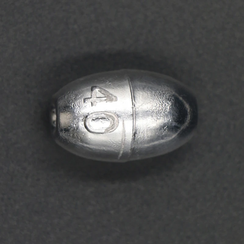 Грузила для рыбалки в форме оливы чистый электролитический свинцовый грузила