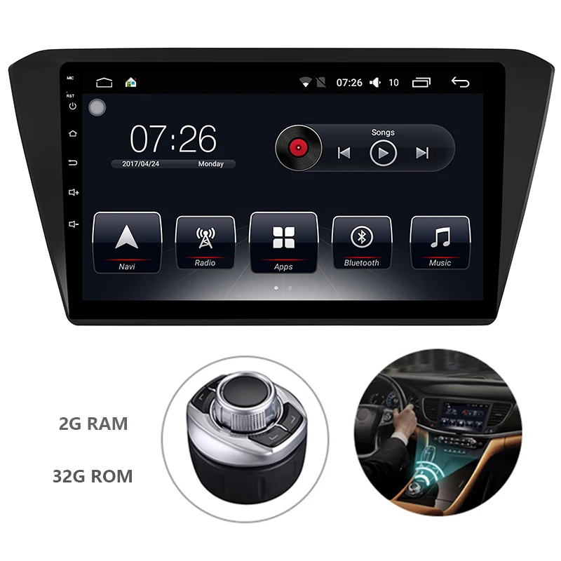 Android 7 1 Автомобильный мультимедийный dvd-плеер для Skoda Superb 2015-2018 GPS навигационная