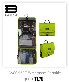 BAGSMART 4 шт. дорожная Сетчатая Сумка для одежды, обуви, электроники, сумки для путешествий, багаж, костюм