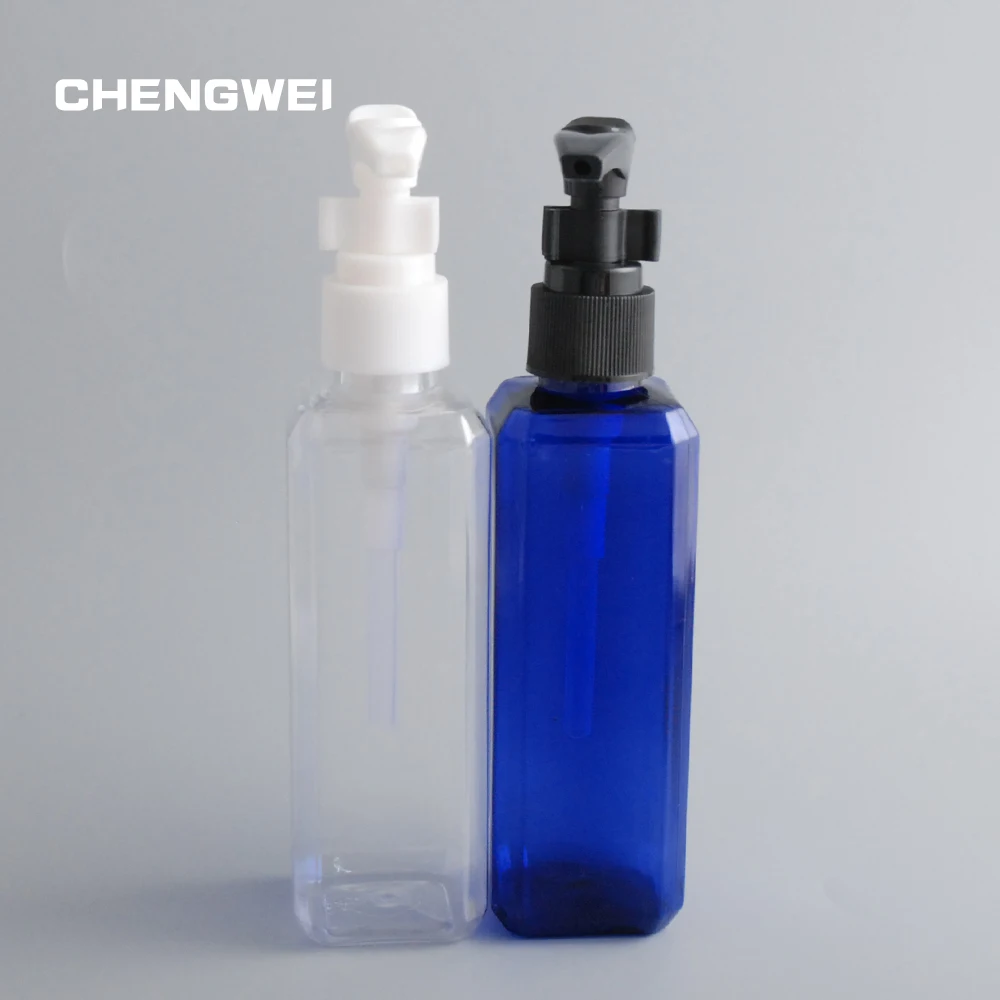 CHENGWEI 5 шт. 40 мл прозрачная пластиковая трубка алюминиевая винтовая крышка пробирка пустая прозрачная ПЭТ Косметическая трубка чувствительное к давлению уплотнение