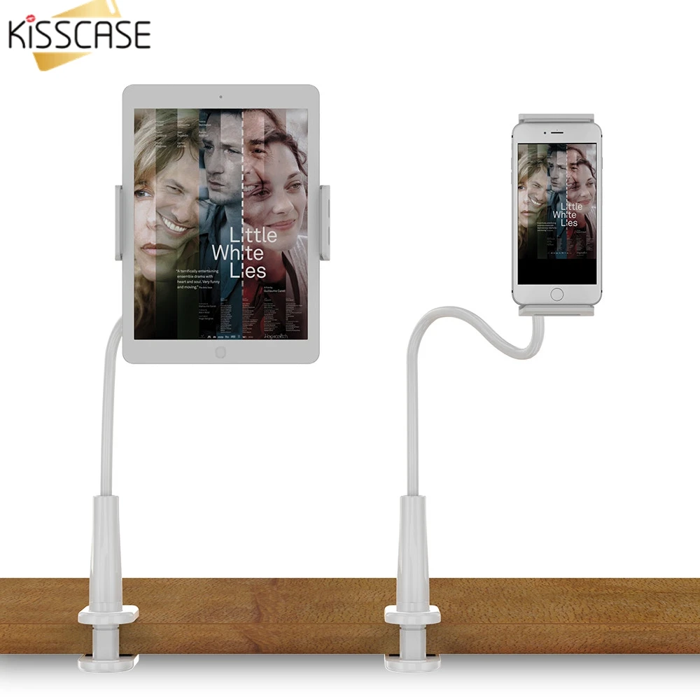 Универсальный держатель для телефона KISSCASE iPhone Xs Xr 6 6s Plus 7 iPad 2 3 4 с гусиным