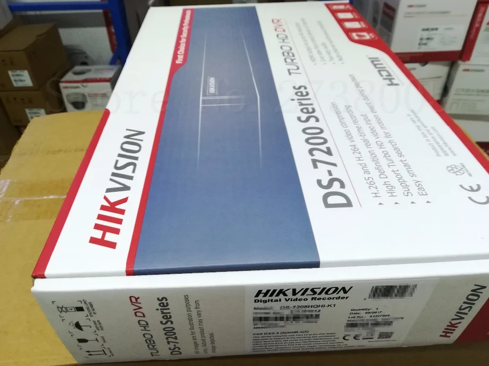 Hikvision H.265 Turbo HD DVR DS 7208HQHI K1 заменить F1/N Поддержка HDTVI/HDCVI/AHD/аналоговый/IP камера до 3MP