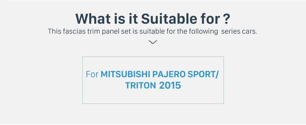 Seicane 2 Din автомобиля радио отделка рамка пластина для Mitsubishi Pajero Sport Triton установка панель комплект