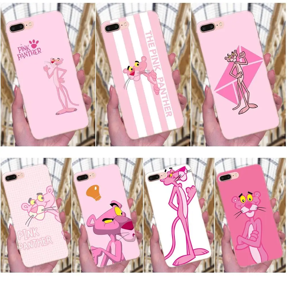 Kawaii Розовая пантера Новинка мульти для Huawei P7 Honor 4C 5A 5C 5X 6 6C 6A 6X 7 7X 8 9 V8 V10 Y3II Y5II Y6II G8 Play