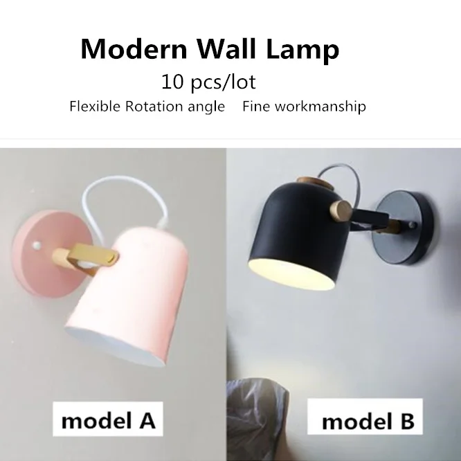 Светодиодная настенная лампа в скандинавском стиле креативный светильник для