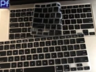Чехол для клавиатуры Macbook Air Pro 13, 15, 17, A1466, A1502, A1369, A1278, A1398, A1286, A1425, с испанской раскладкой для США, 2014
