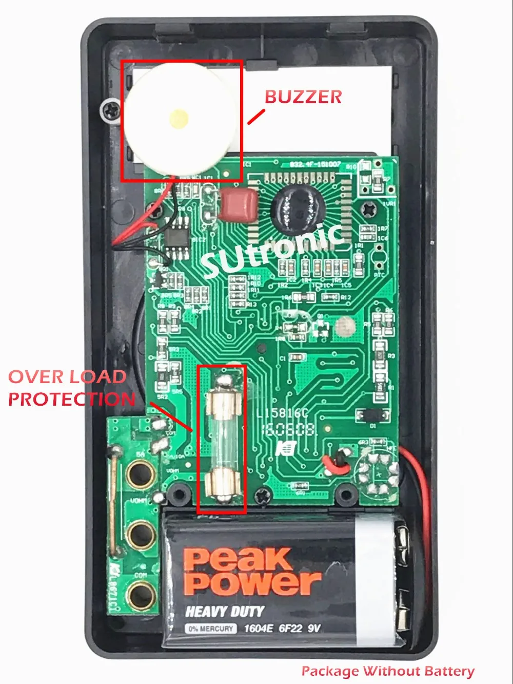 WHDZ DT-830D Мини цифровой мультиметр с зуммером защита от перегрузки защитное Напряжение Ампер Ом тестер зонд DC AC lcd черный