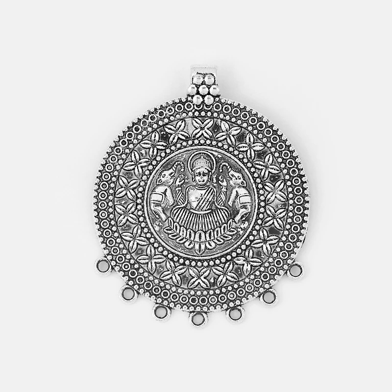 2 шт большой рельефный узор Бог этнический круглый кулон для ожерелья