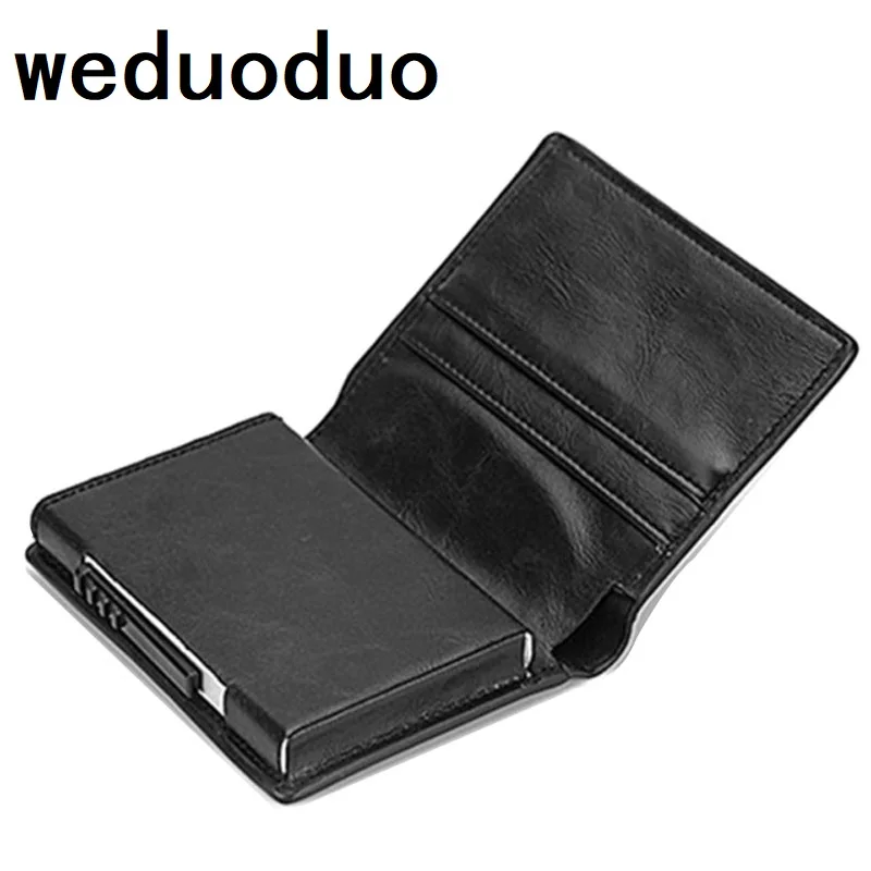

New Credit Card Holder Slim Wallet Aluminium Men Women Metal Wallet for Cards Business Card Package RFID Protector