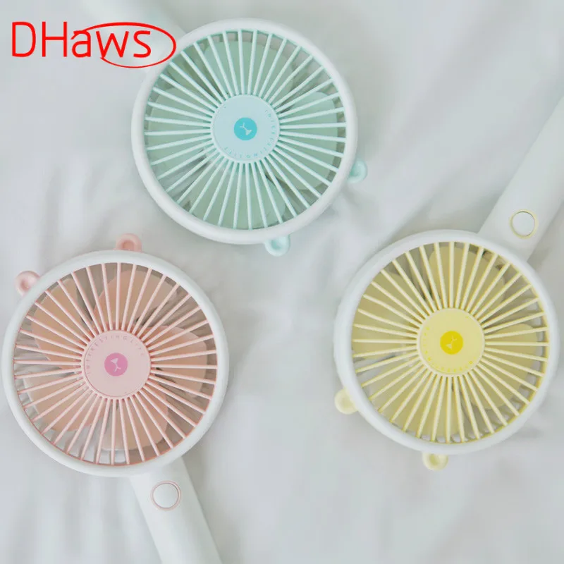 DHaws 2019 новый милый медведь маленький настольный вентилятор USB мини портативный