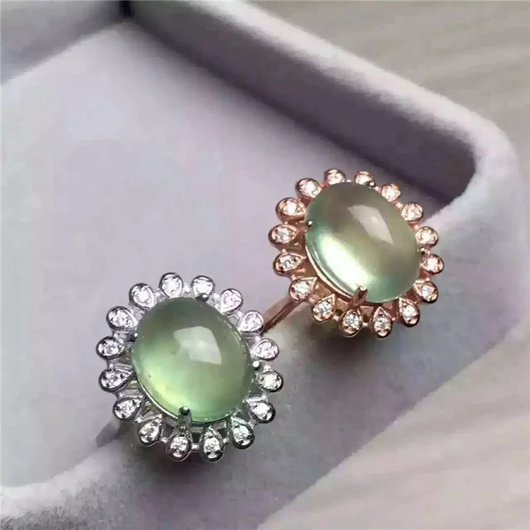 

KJJEAXCMY fine jewelry Pure silver ring simple small fresh natural grape stone ring decoration