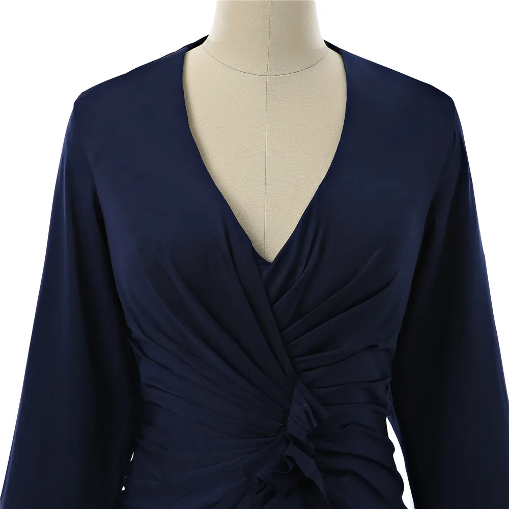 Темно синие Формальные платья знаменитостей Русалка сексуальное нижнее белье с