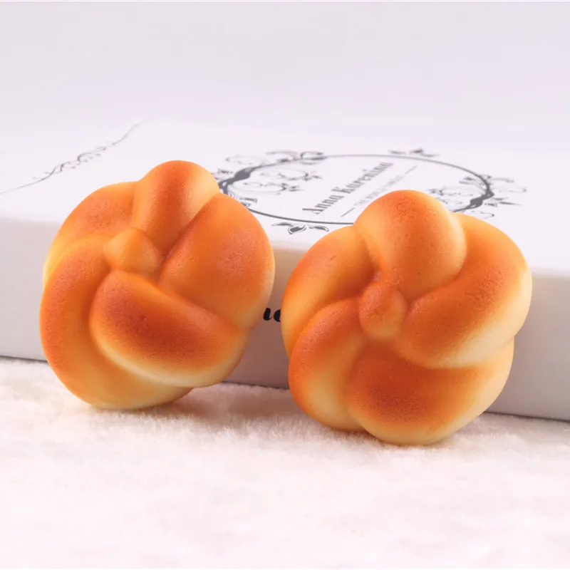 Мягкий сжимаемый ароматизированный хлеб Jumbo PU Kawaii медленно восстанавливающий
