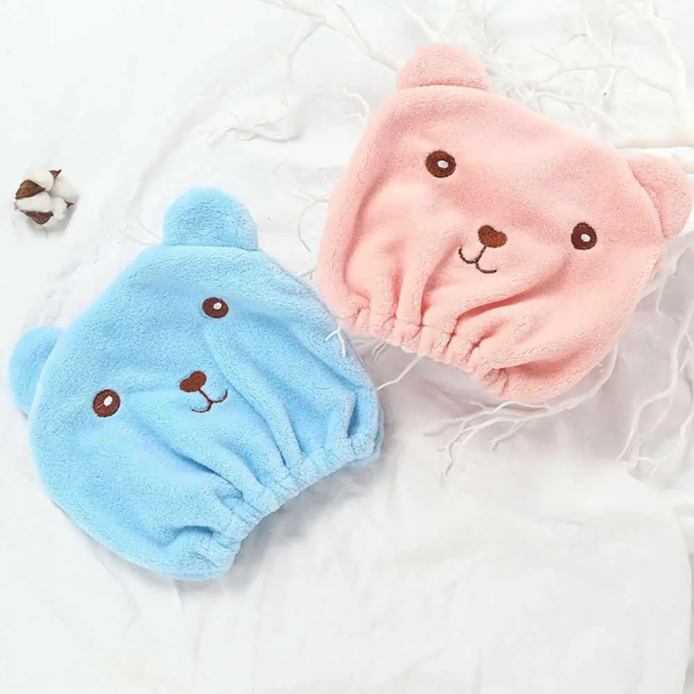 AsyPets микрофибра волос тюрбан шапка для быстрой сушки волос обернутое полотенце купальная Кепка-30