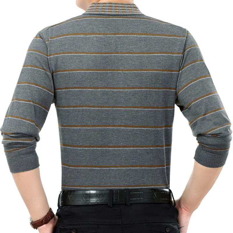 2019 дизайнерская брендовая приталенная рубашка поло с длинным рукавом мужские