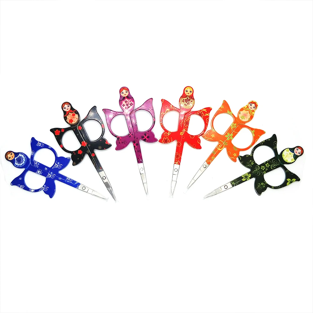 Косметическое покрытие ножницы для бровей макияжа косметические из нержавеющей