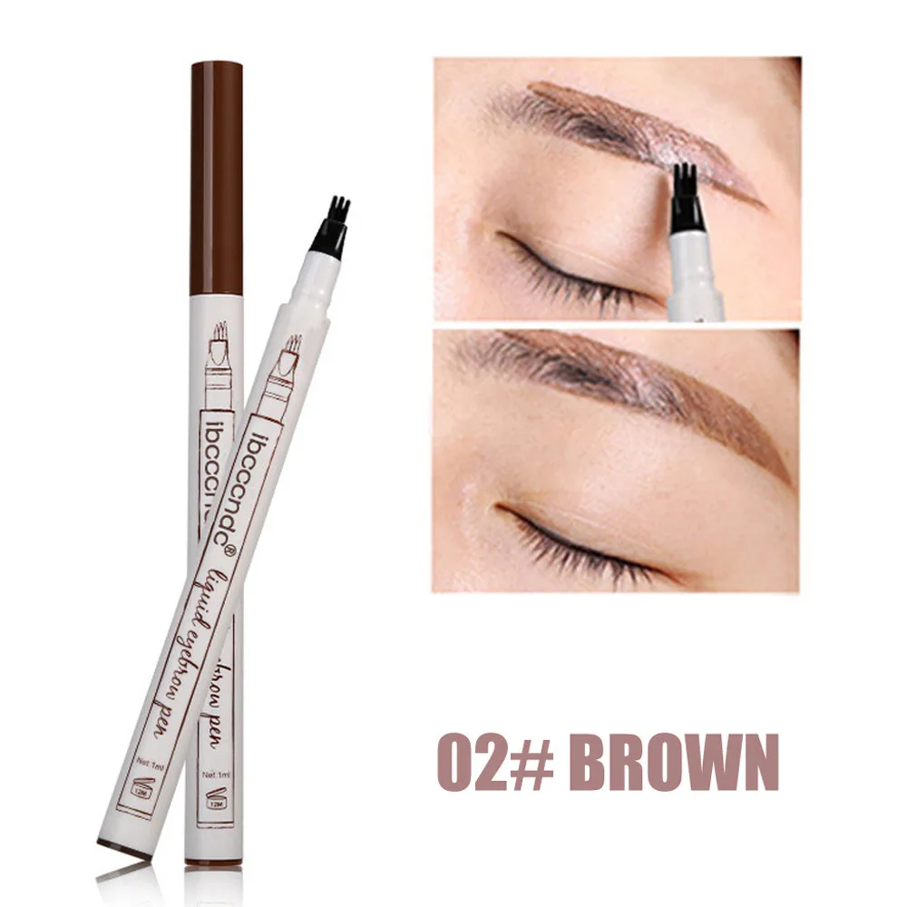 Ручка для татуажа бровей водостойкая вилка кончик эскиз ручка макияжа чернила