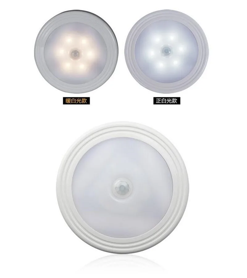 Магнитный инфракрасный яркий светодиодный настенный светильник с датчиком