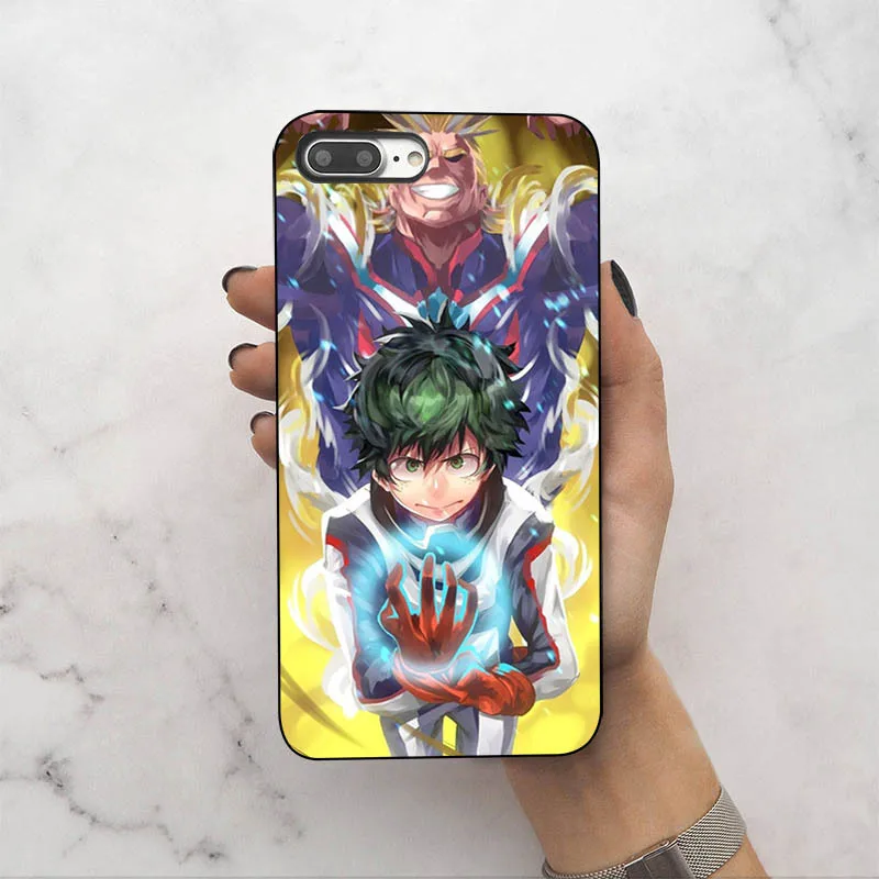 Мягкий чехол aiboduo моя геройская Академия для iphone X XSmax XS XR 8 8plus 7 7plus 6 6s 6plus 5