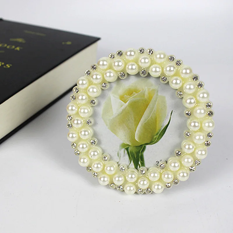 3 дюймовая рамка с жемчугом фоторамка для свадебной фотостудии фотоальбом