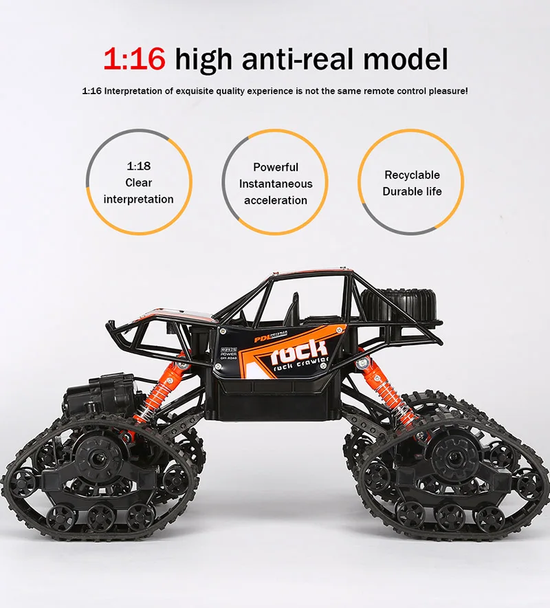 1/16 rc Автомобиль 2,4G внедорожный альпинистский пульт дистанционного управления автомобиль игрушка 4wd радиоуправляемые автомобили играть 20 минут электрическая Игрушечная машина для детей