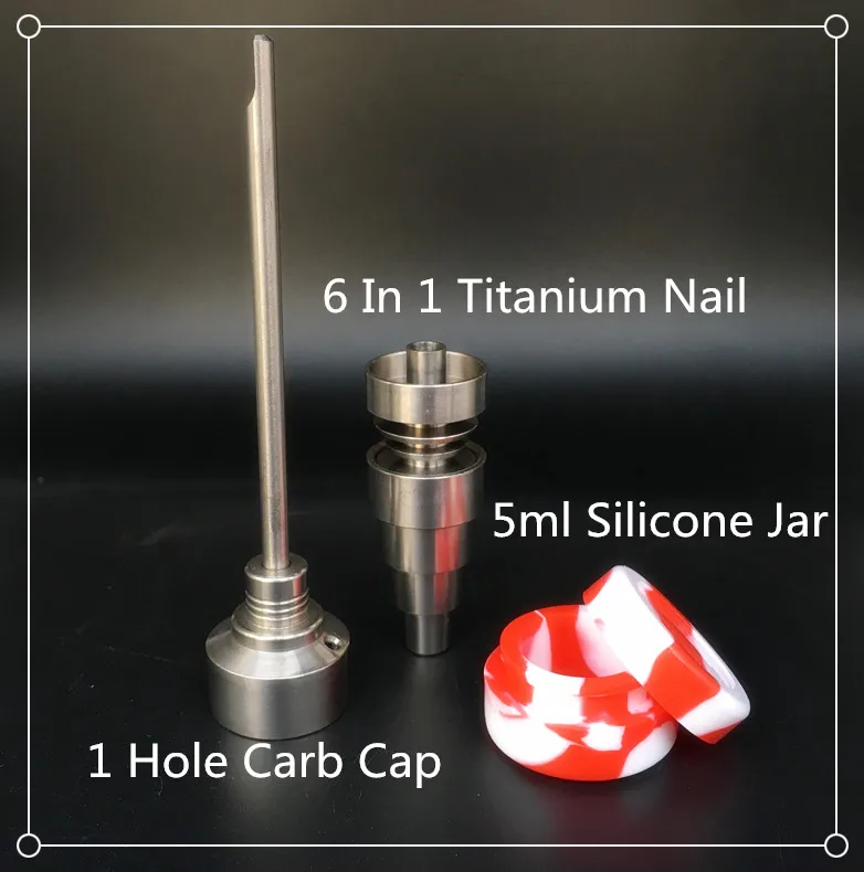 

Universal Domeless Titanium Nail Fits 14mm,18mm and 19mm Adjustable Male or Female Titanium Nails