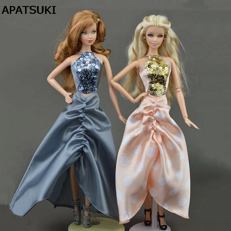 Модное платье для куклы Барби Одежда ручная одежда вечеринки 1/6 BJD детская