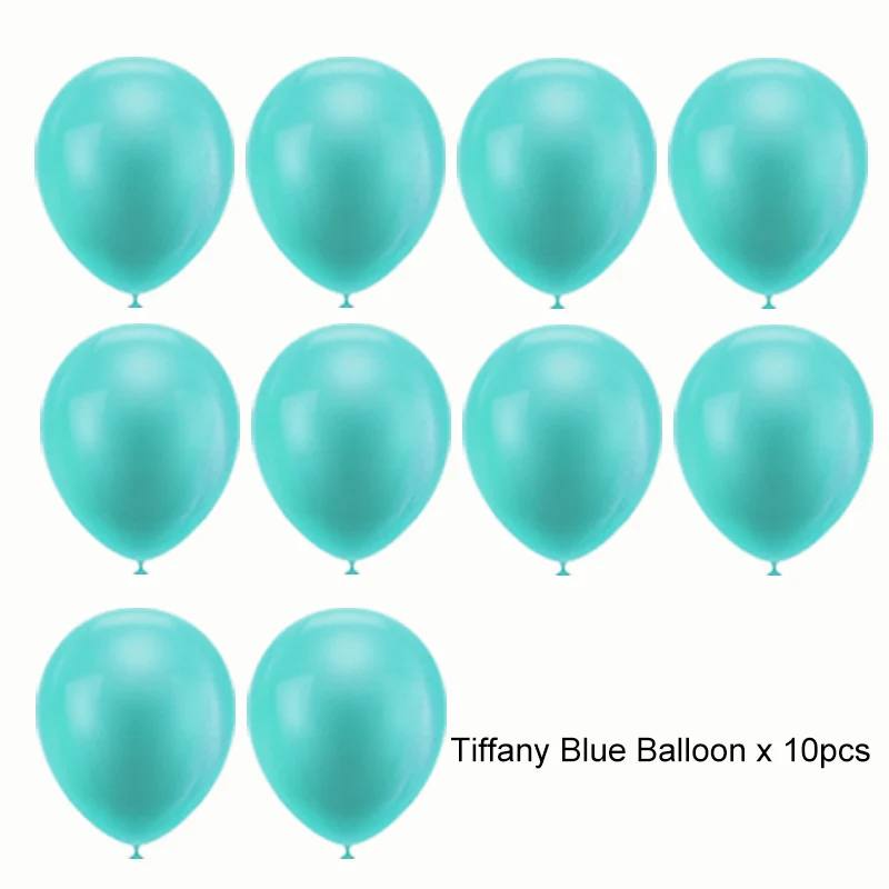 Tiffany-Blue-balloon Сладкие пончики вечерние одноразовая посуда, наборы для девочек вечеринка в честь Дня Рождения украшения детский душ вечерние поставки MM008 - Цвет: Tiffany-Blue-balloon
