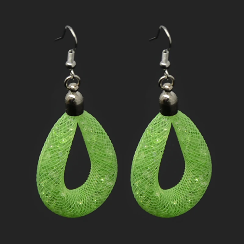 Серьги подвески в виде сетки с крошечными камнями|mesh earrings|crystal drop earringscrystal earrings |