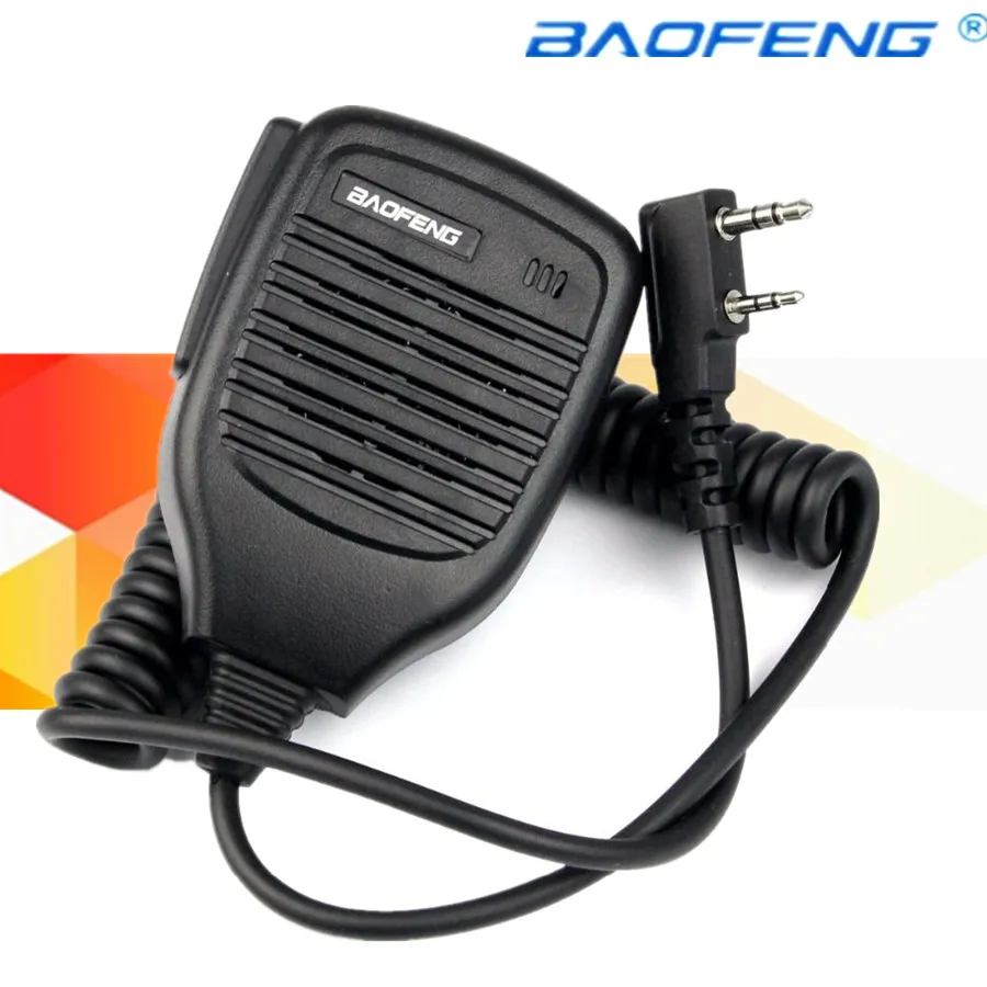 Портативный динамик микрофон PTT MIC аксессуары для Kenwood Baofeng UV 5R 888S Walkie Talkie H777 RT5R RT5