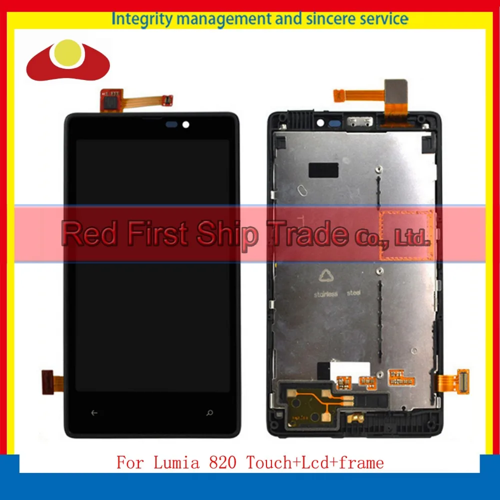 Высокое качество 4 3 &quotдля Nokia Lumia 820 Полный ЖК Дисплей с Сенсорный экран планшета