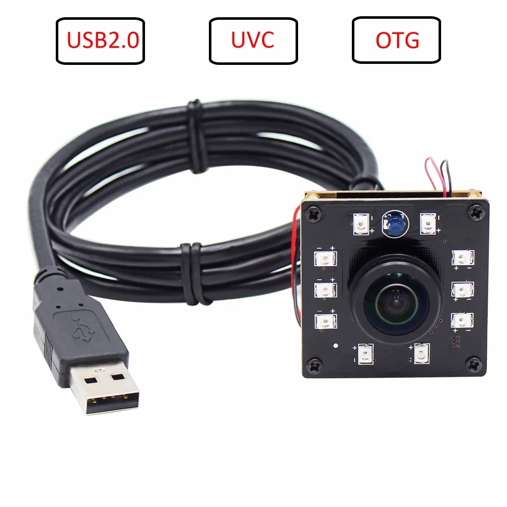 USB камера с объективом рыбий глаз 1 56 fps 1080 мм|Любительские видеокамеры| |