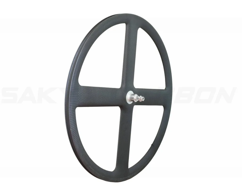 700c полностью Углеродные колеса 4 спицы клинчеры или трубчатые fixie carbon Wheel Set road track