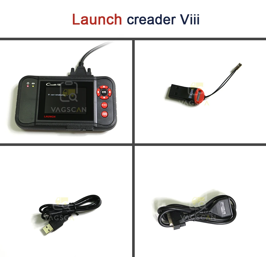 Launch X431 X-431 считыватель кода OBD creader VII(crp129) ENG/ABS/SRS/AT+ масло/EPB/SAS сброс обновление онлайн автомобиля диагностический инструмент