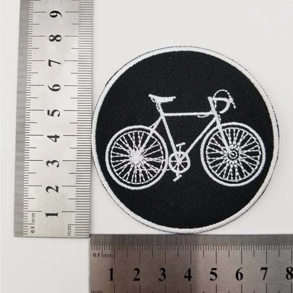 Mc1931 для 10/шт велосипедов BMX Горная дорога велосипед костюм куртка Футболка патч утюг на вышитой аппликацией Знак подарок 3 дюйма
