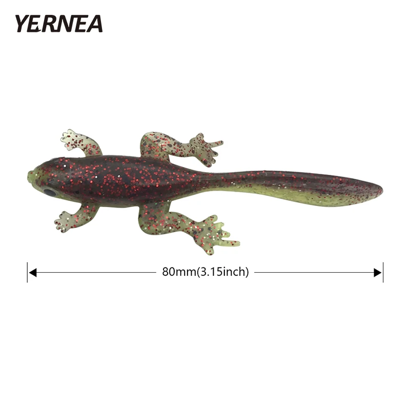 Yernea 20 шт./лот 3 7g 4 Цвета бионические приманки для рыбной ловли похожая на
