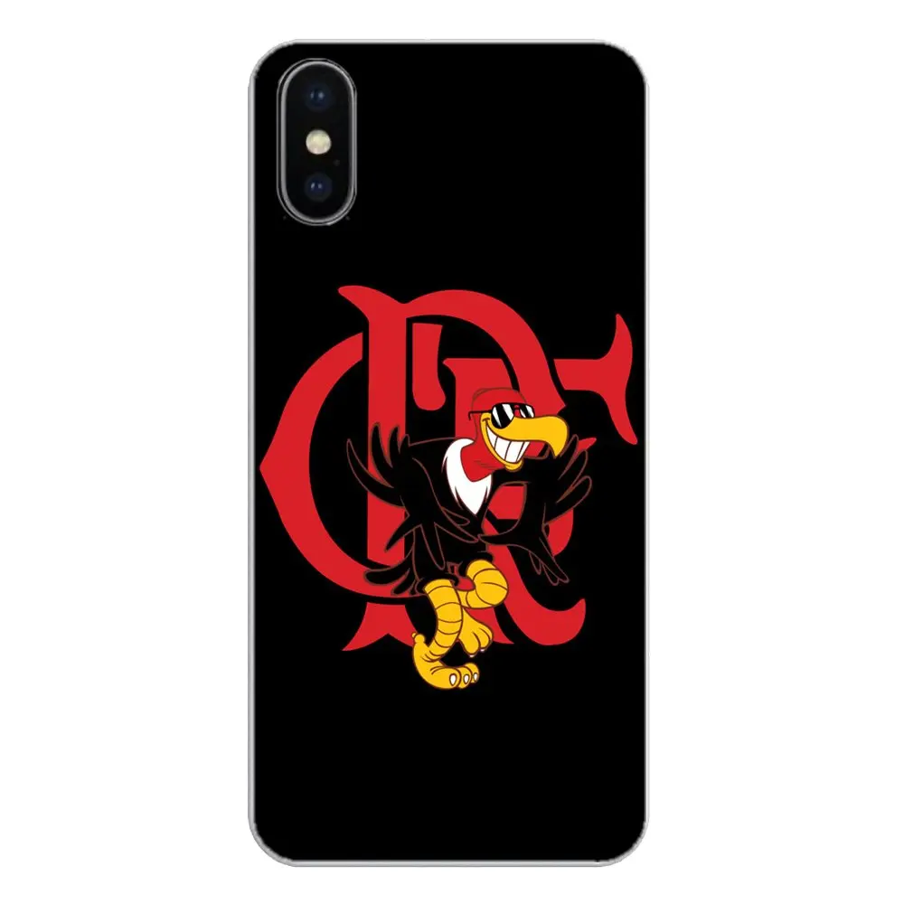 For Xiaomi Mi A1 A2 5X 6X 8 lite SE Pro Max Mix 2 2S 3 Mi5 Mi5S Clube de Regatas do Flamengo Logo Soft Transparent Shell Covers |