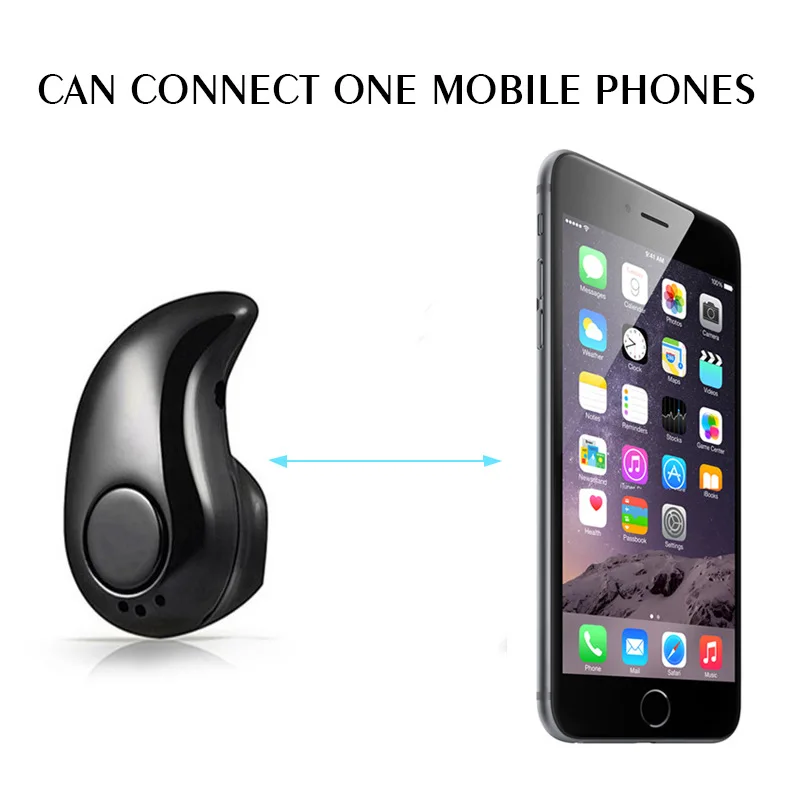 Модные беспроводные мини наушники S530 с Bluetooth гарнитура вкладыши для iPhone Ios Samsung