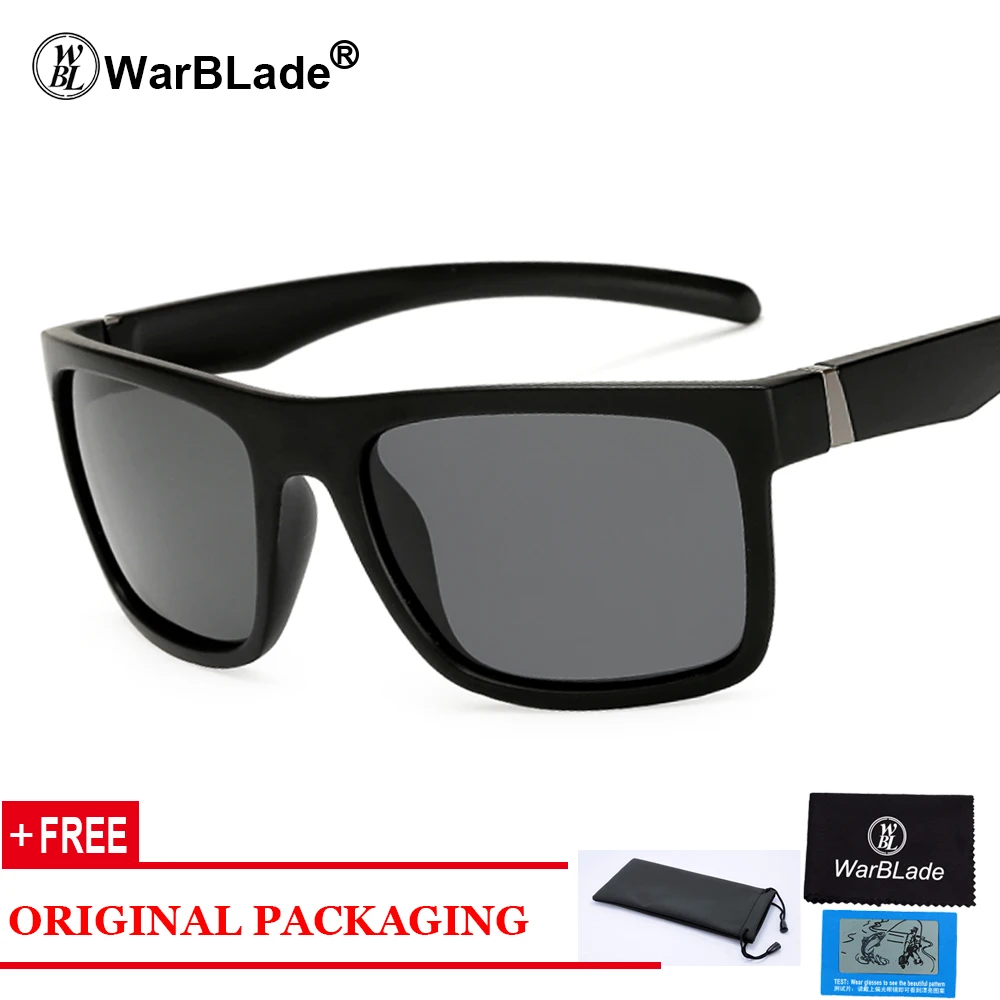 Новинка 2018 модные мужские спортивные солнцезащитные очки поляризационные