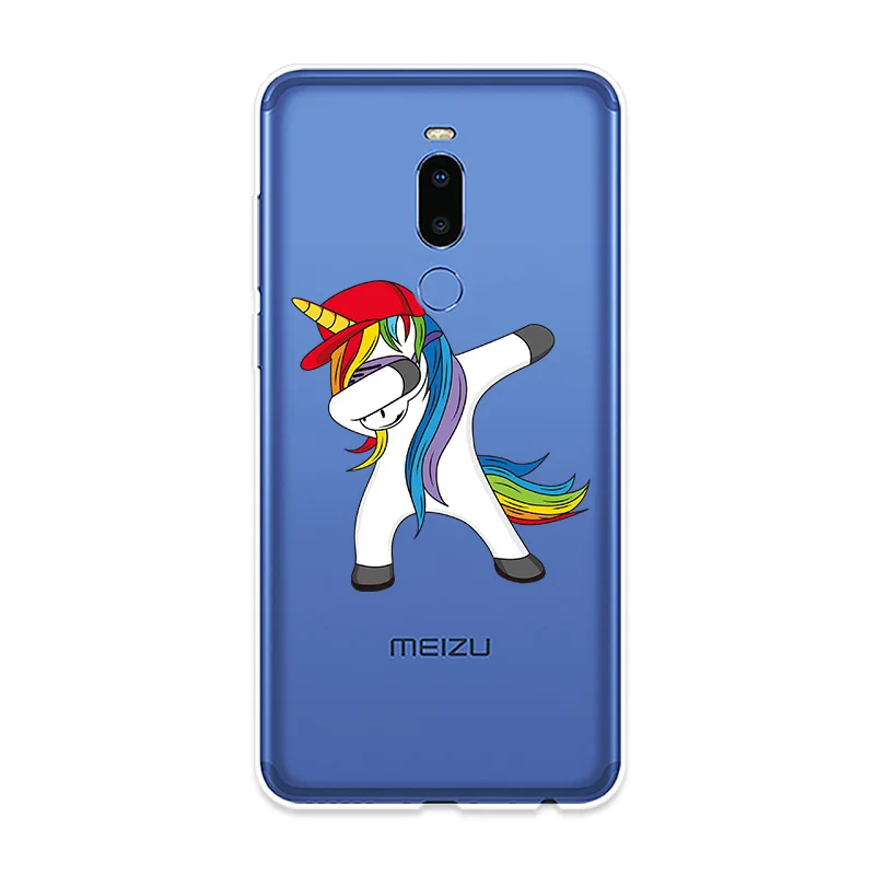 Чехол для телефона Meizu 15 Lite 16 16th Plus 16X 16S X8 силиконовый чехол с забавным рисунком Note