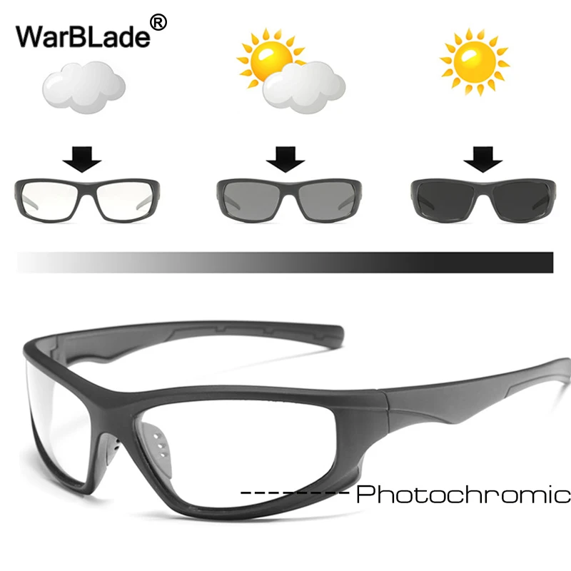 Солнцезащитные очки WarBLade мужские фотохромные поляризационные хамелеоновые