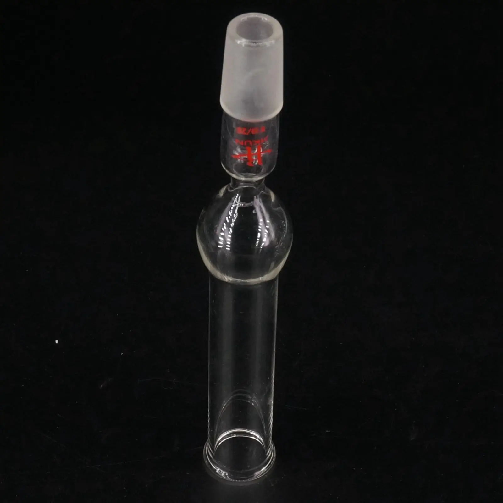 

19/26 Ground Joint Glass Drying Tube Straight Shaped With Bulb Laboratory