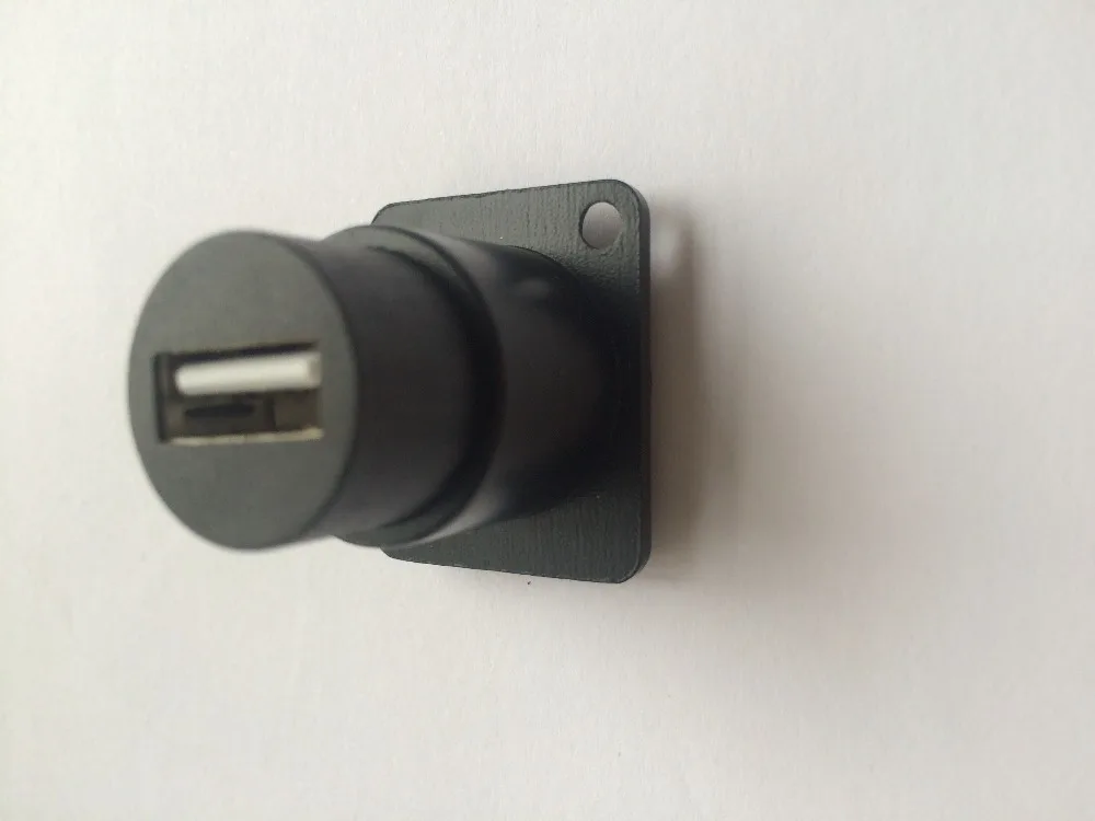 5 шт./лот D Тип USB прямой модуль шасси крепление панели разъем аудио