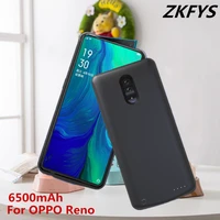 zkfys power case for oppo reno battery cover 6500mah portable charger external battery power bank charging case battery cases